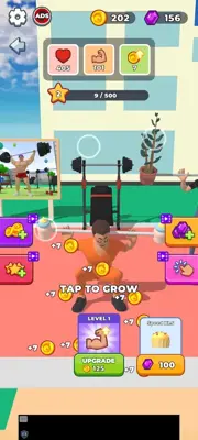 Gym Idle Clicker Fitness Hero android App screenshot 6